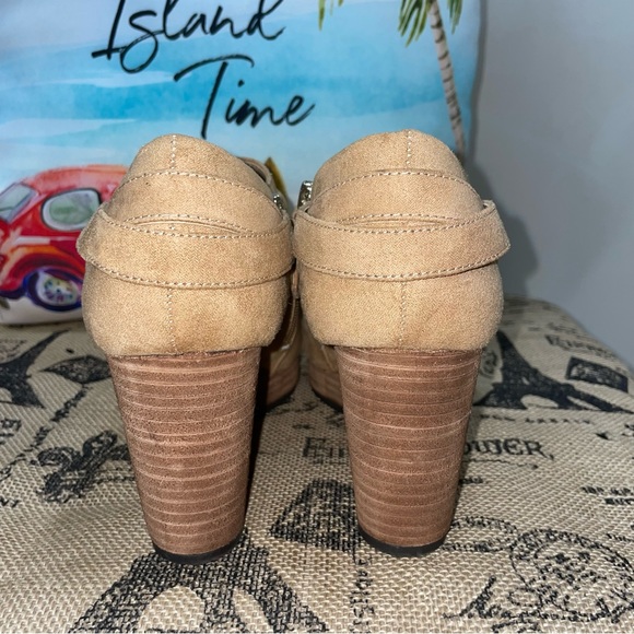 Dr. Scholls NWOB! Be Energized Whats Good Brown Wedge Heels Booties Size 8M - Picture 6 of 13